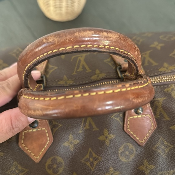 💯Authentic Louis Vuitton Speedy 35 Monogram Coated Canvas Leather Satchel - Picture 6 of 14
